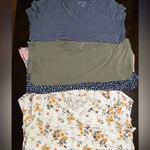 Latched Mama Nursing shirts bundle, size 1x.
